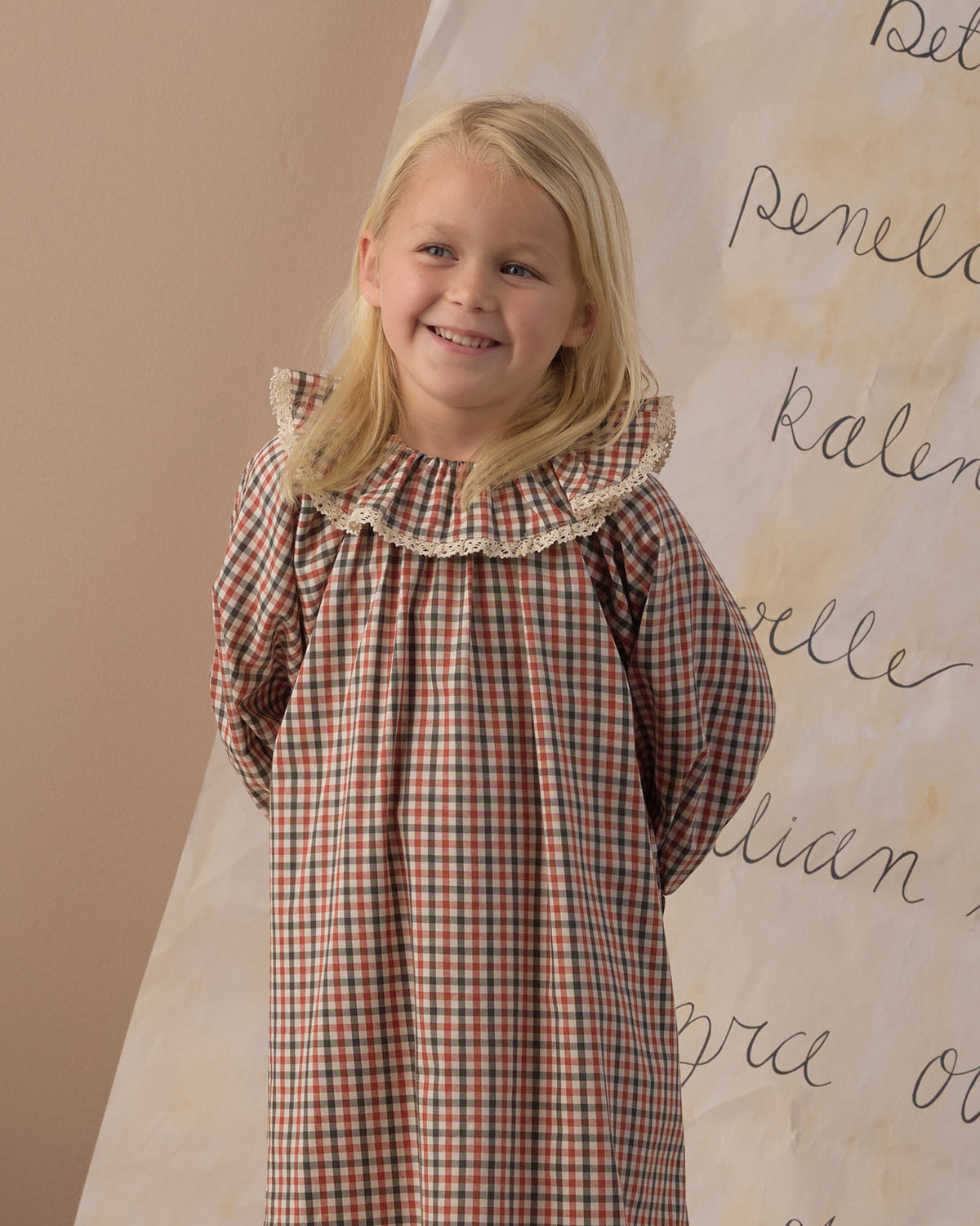 Holiday Gingham Nightgown