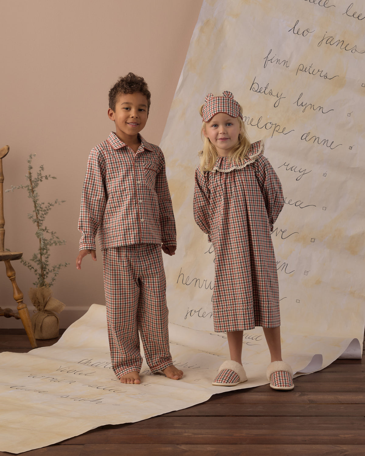 Holiday Gingham Nightgown