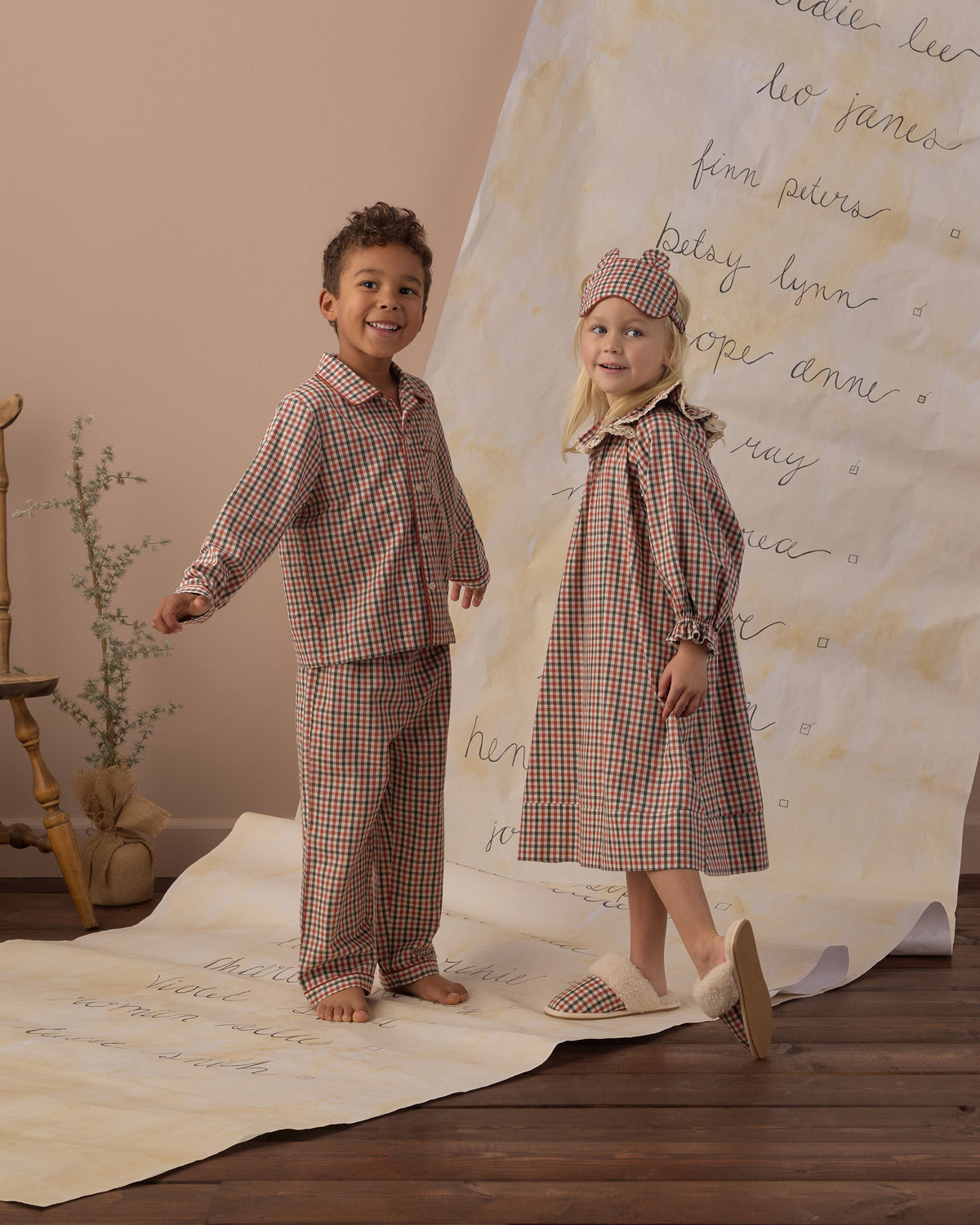 Holiday Gingham Nightgown