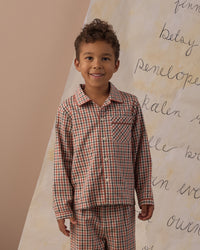 Holiday Gingham Long Sleeve Pajamas