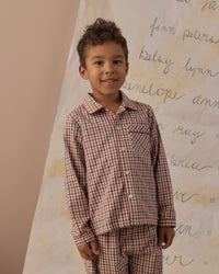 Holiday Gingham Long Sleeve Pajamas