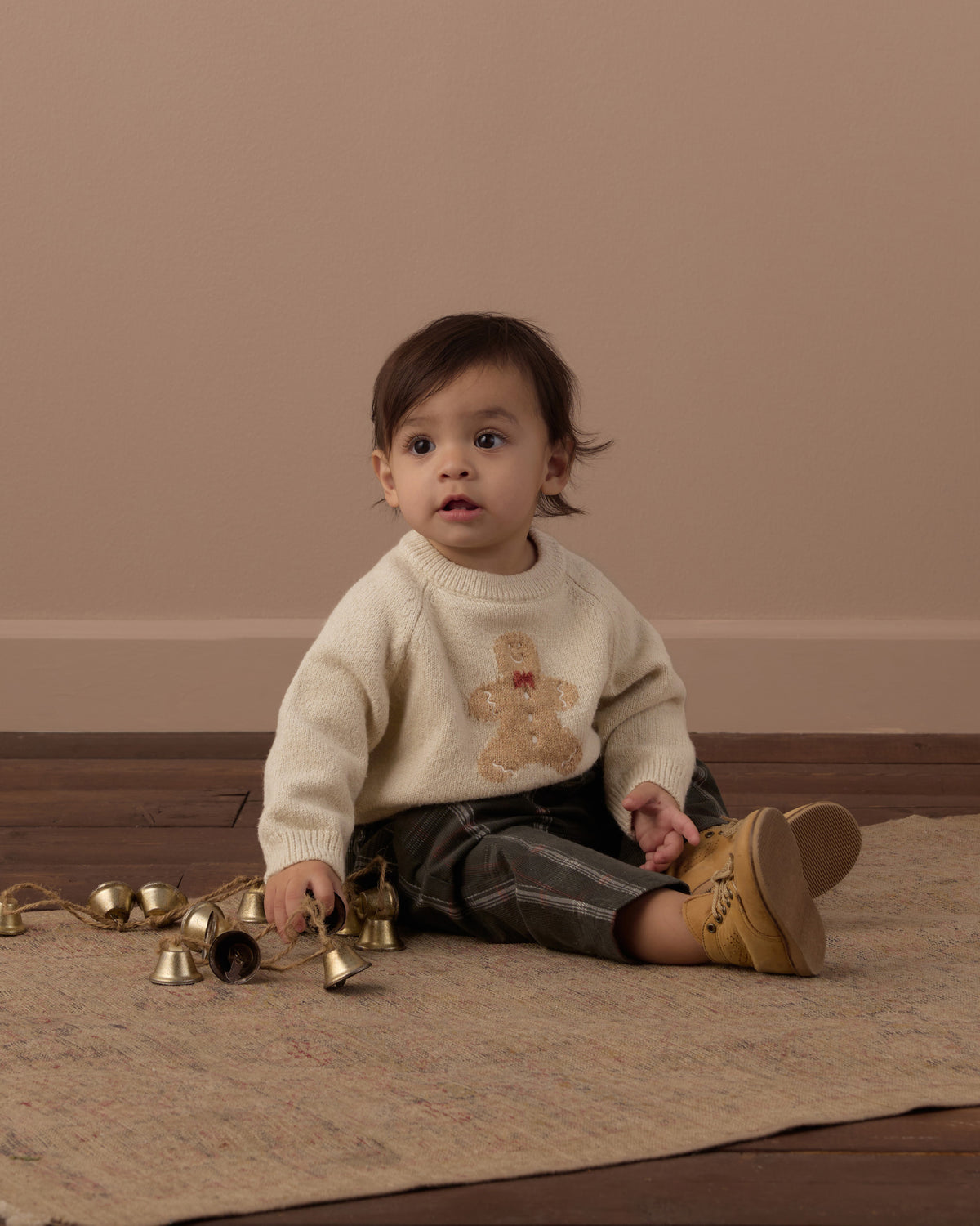 Gingerbread Man Relaxed Raglan Sweater