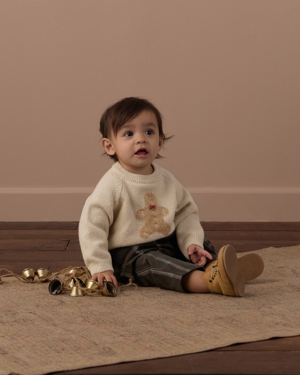Gingerbread Man Relaxed Raglan Sweater