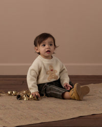 Gingerbread Man Relaxed Raglan Sweater