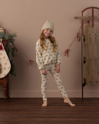 Evergreen Bows Spongey Knit Set