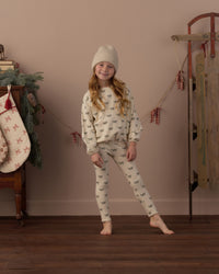 Evergreen Bows Spongey Knit Set