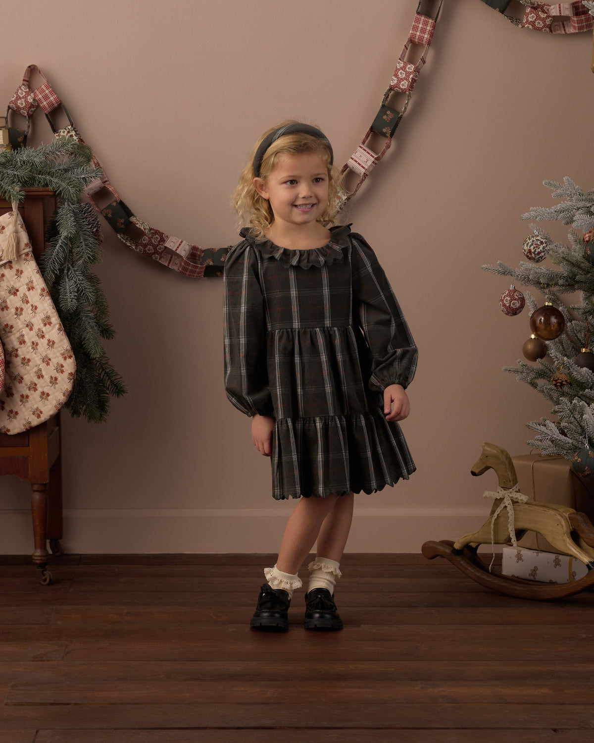 Holiday Plaid Fran Dress