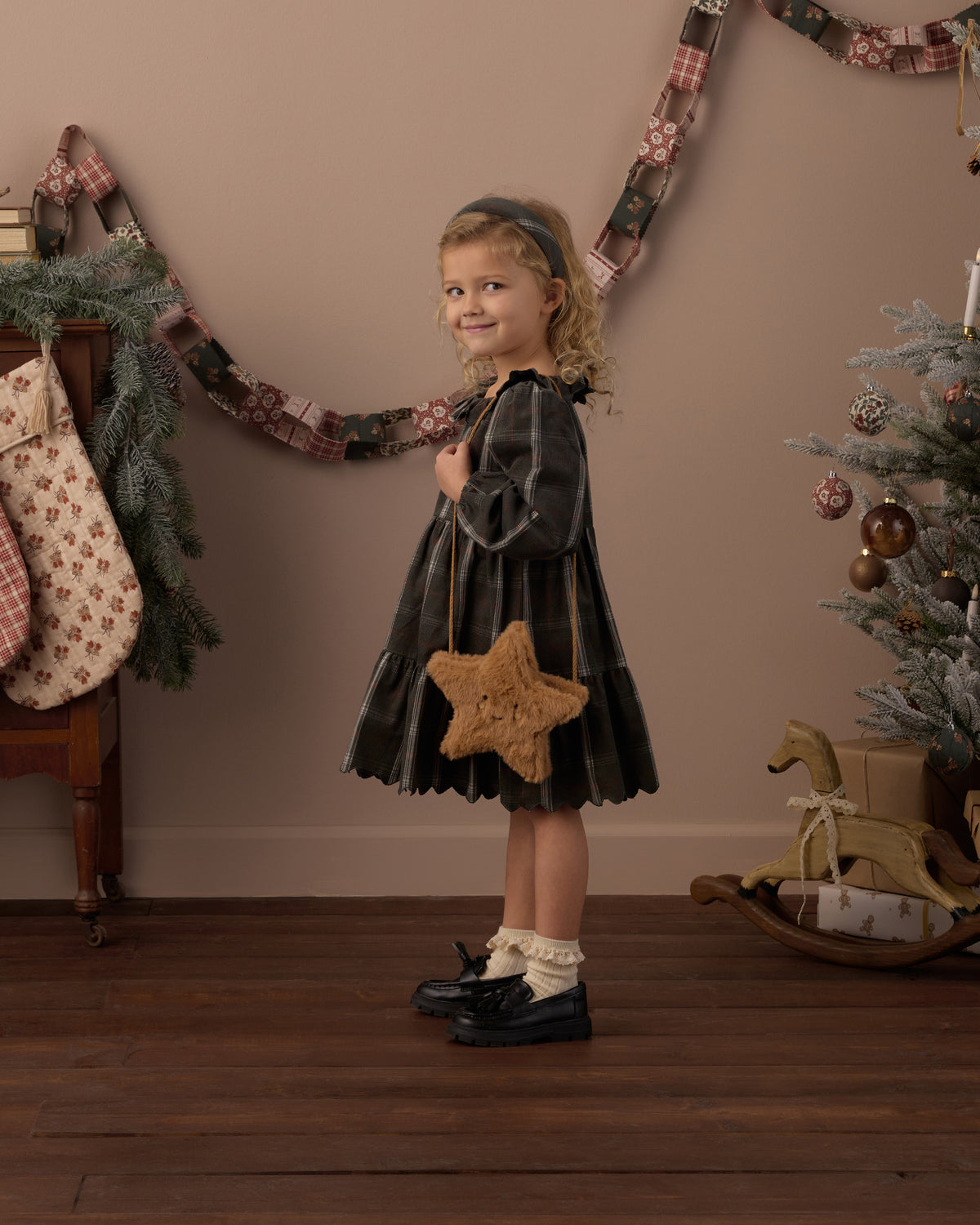 Holiday Plaid Fran Dress