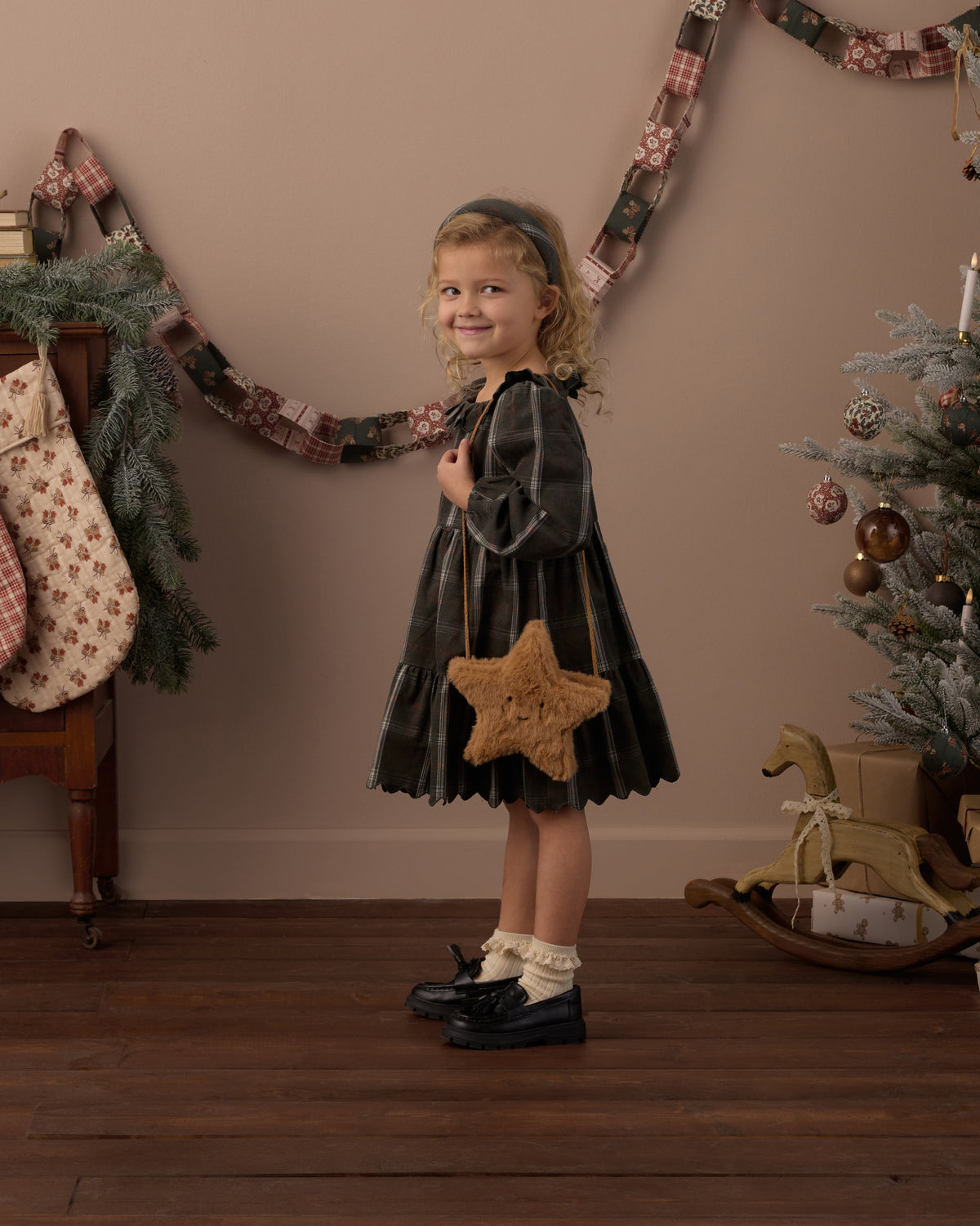 Holiday Plaid Fran Dress