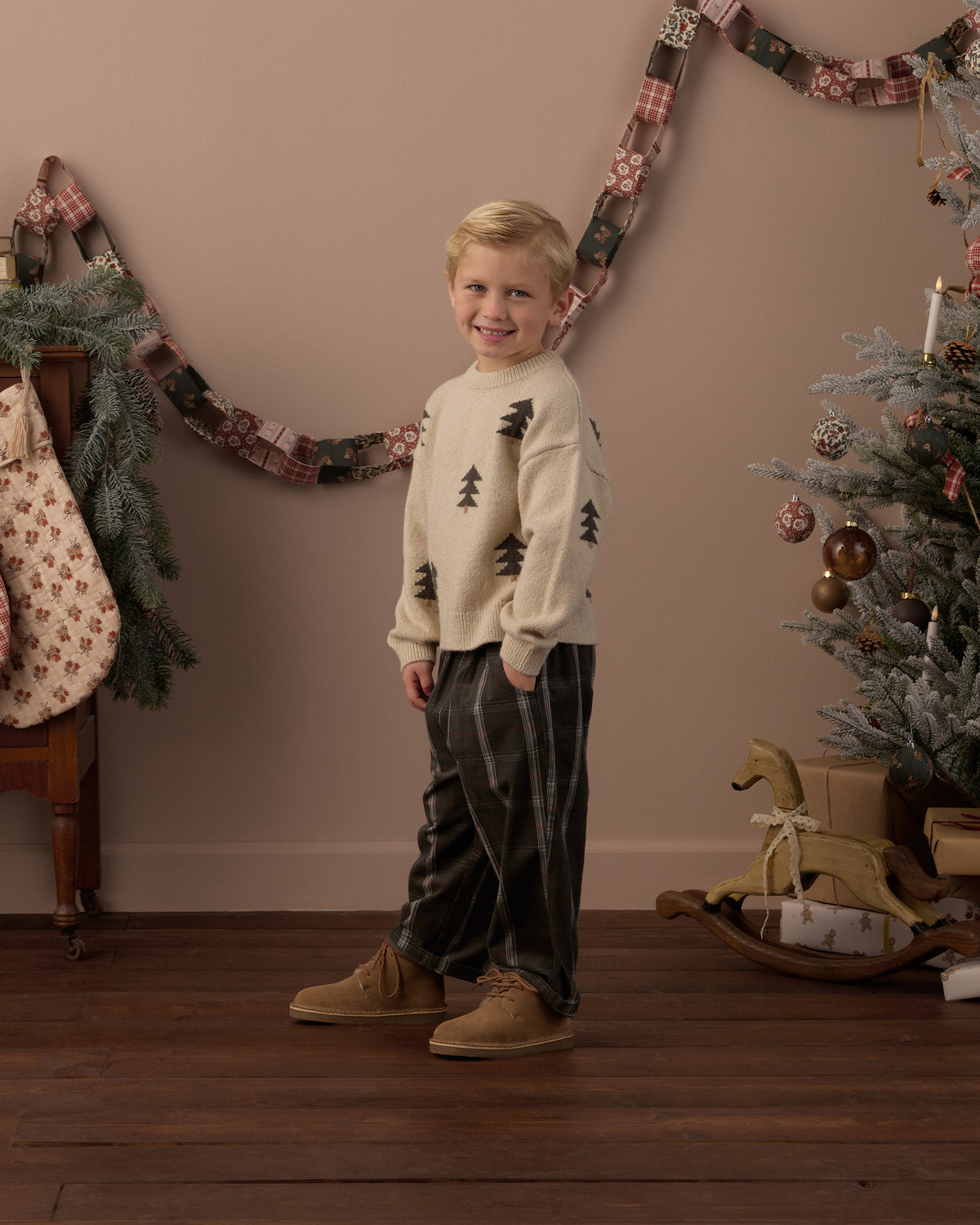 Tree Jacquard Aspen Sweater