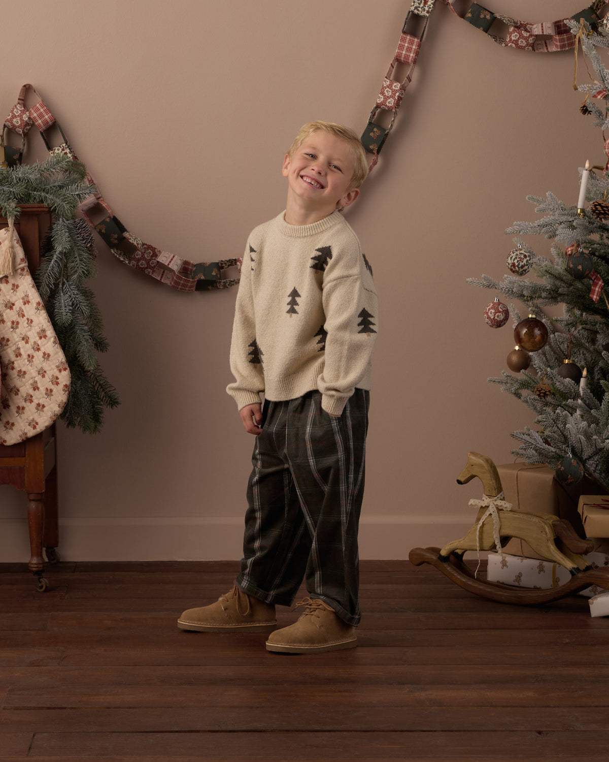 Tree Jacquard Aspen Sweater