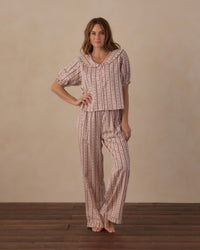 Candy Cane Women's Ruffle Pajamas