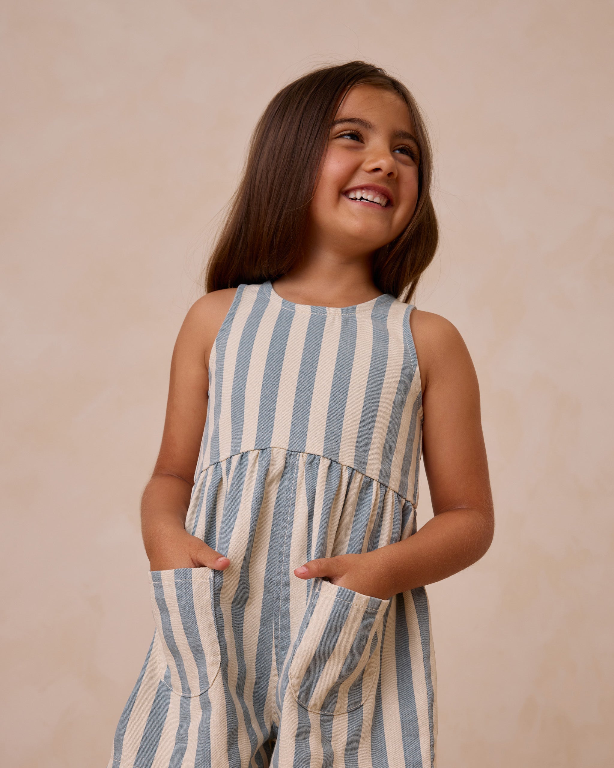 Ocean Stripe Dani Romper