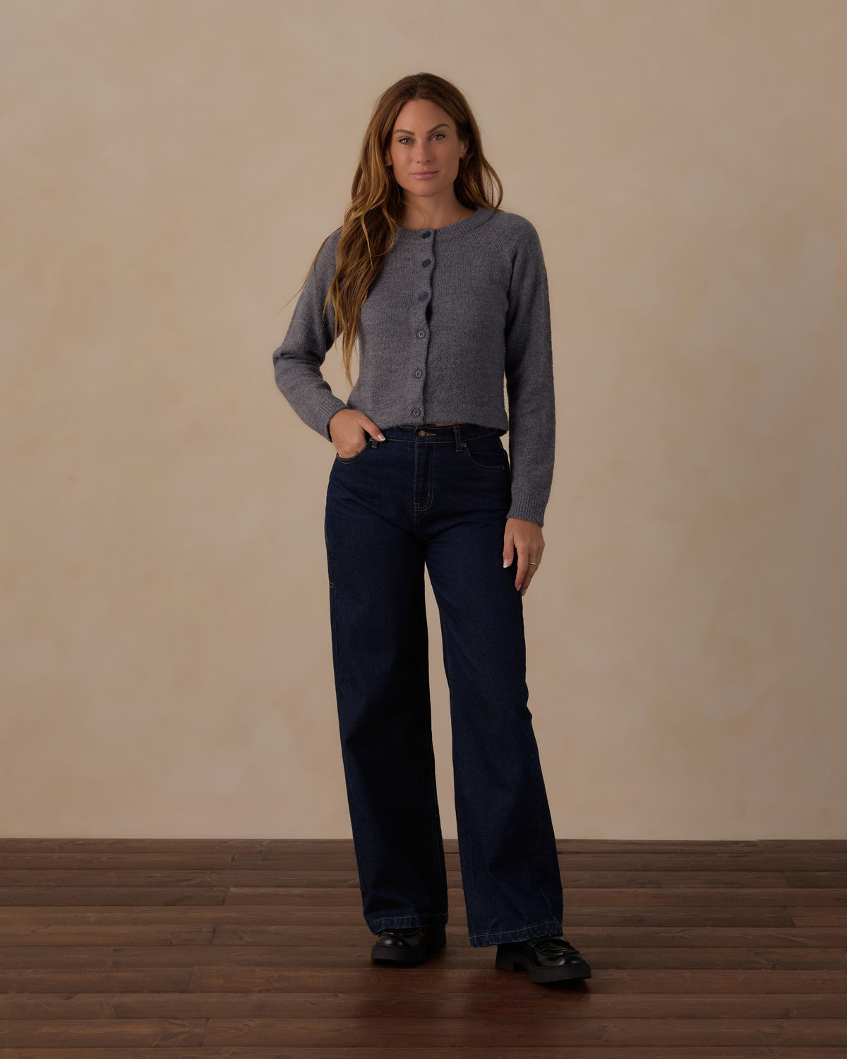 Women's Midnight Fuzzy Cardigan
