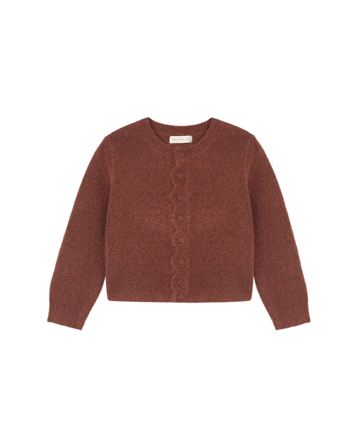 Brick Scallop Cardigan