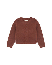 Brick Scallop Cardigan