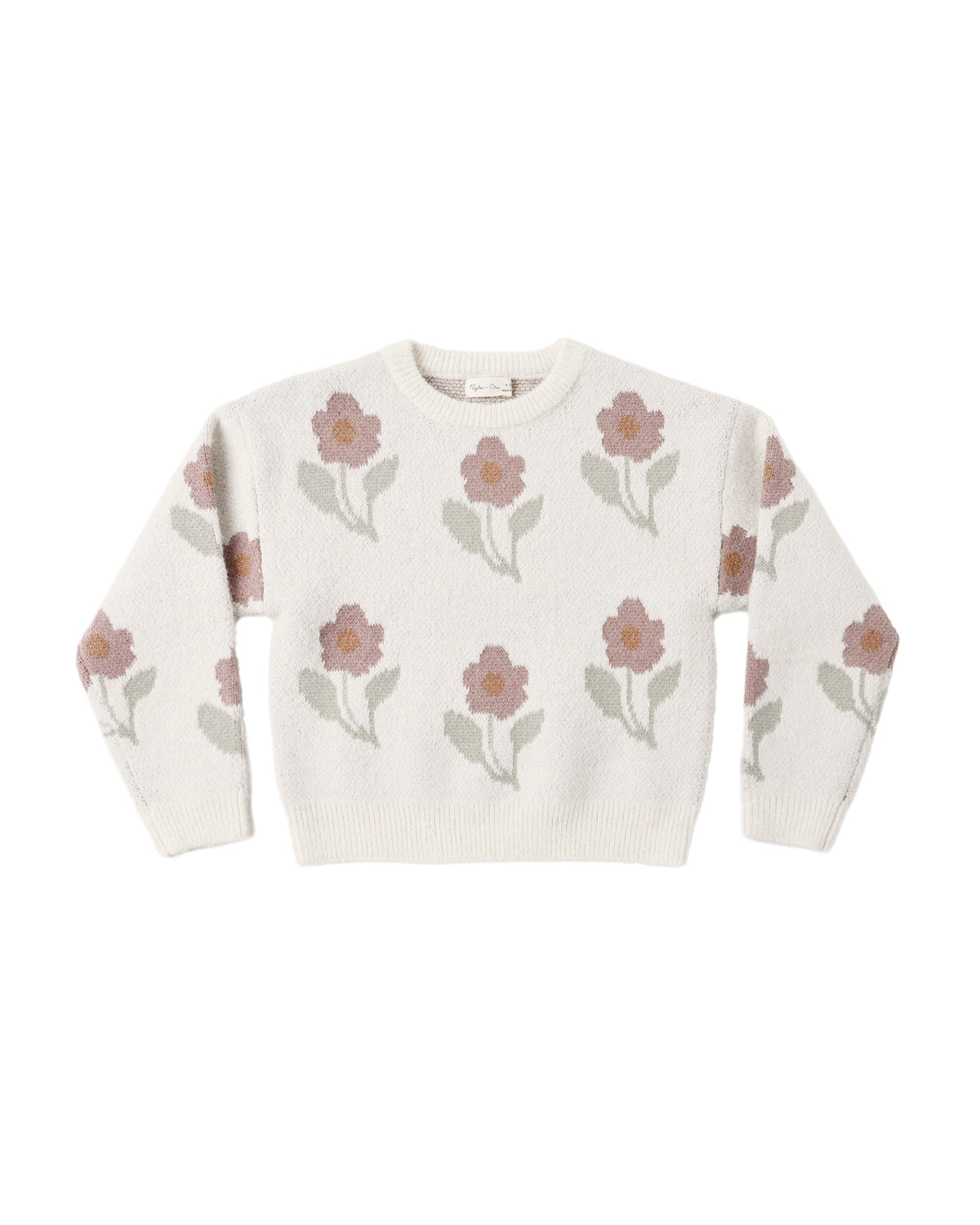 Ivory Flower Aspen Sweater
