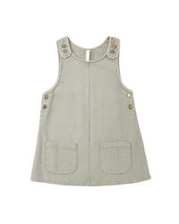 Dark Sage Odette Overall Dress