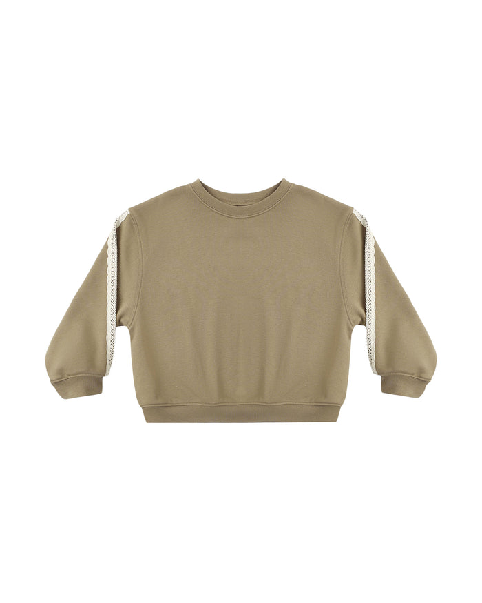 Olive Oversized Sweatshirt