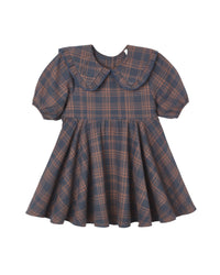 Midnight Plaid Camille Dress