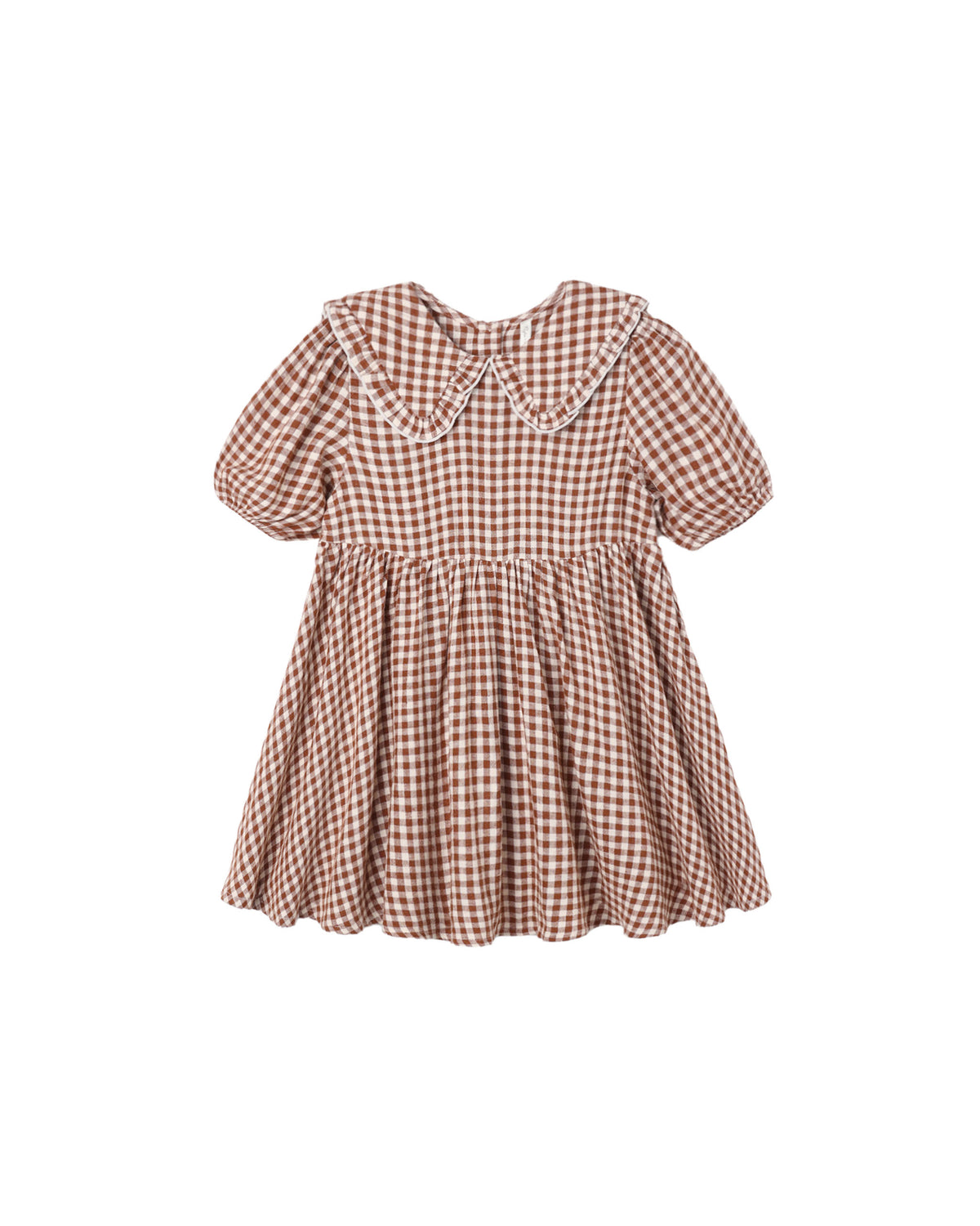Brick Check Camille Dress
