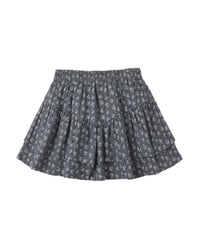 Heart Ditsy Tiered Mini Skirt