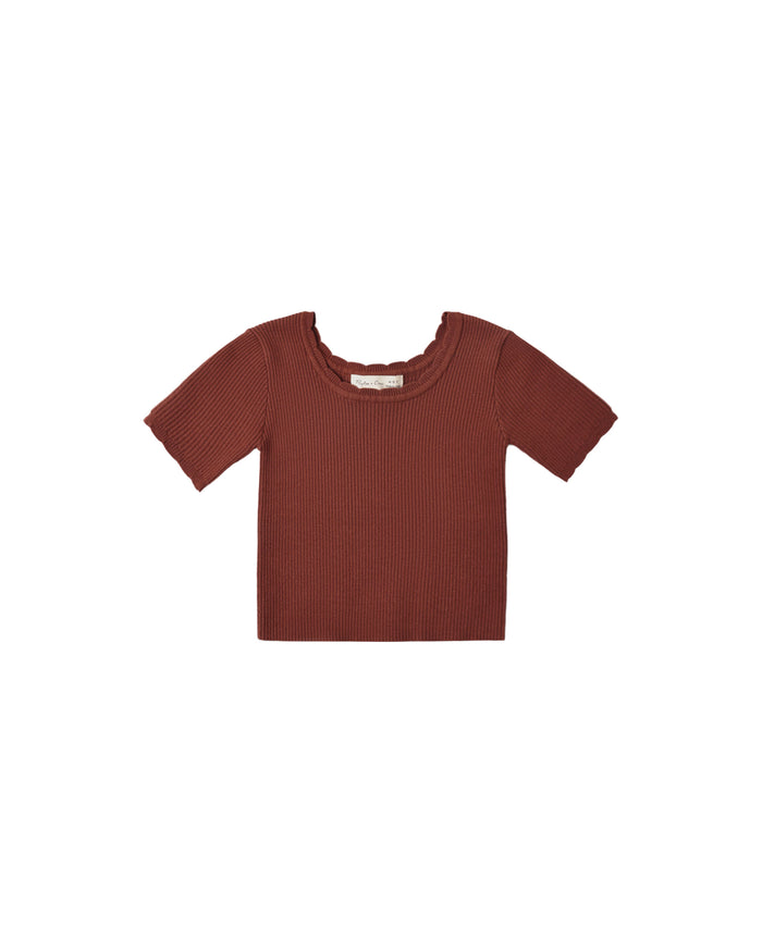 Brick Scallop Tee