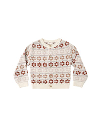 Flower Fair Isle Cheyenne Cardigan