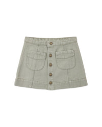 Dark Sage Denver Mini Skirt