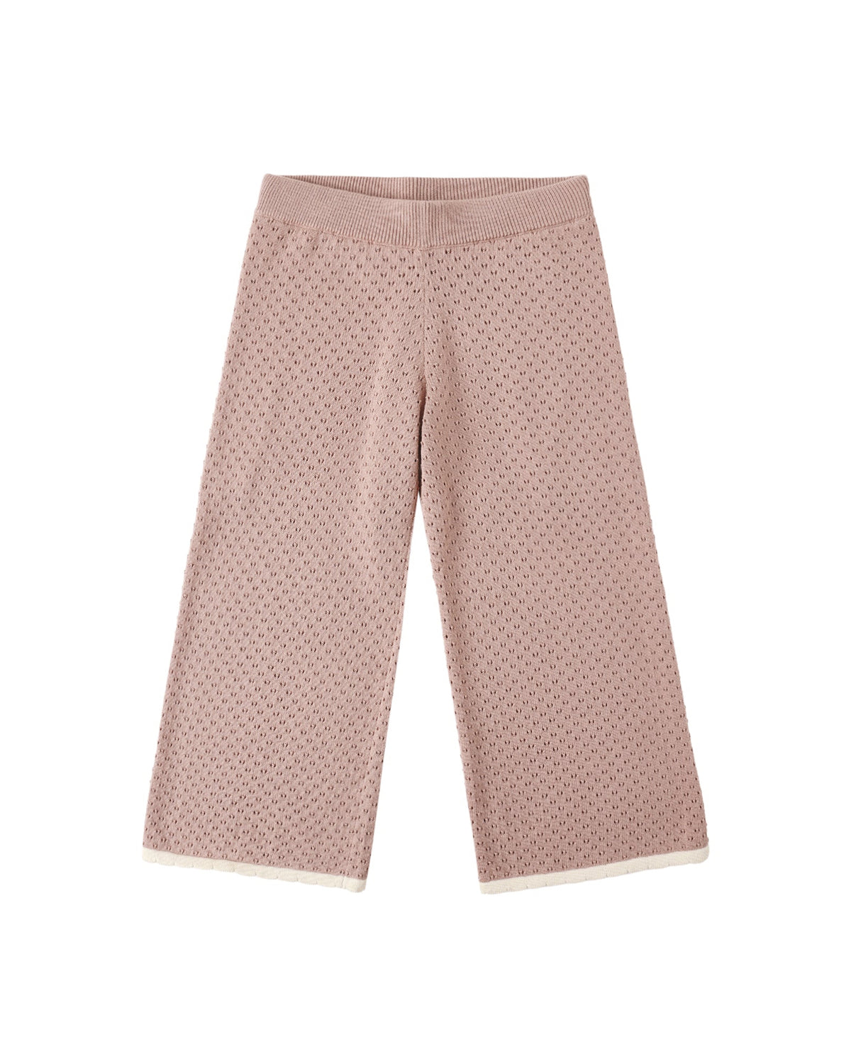 Rosewood Pointelle Knit Pant