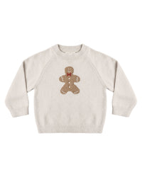 Gingerbread Man Relaxed Raglan Sweater