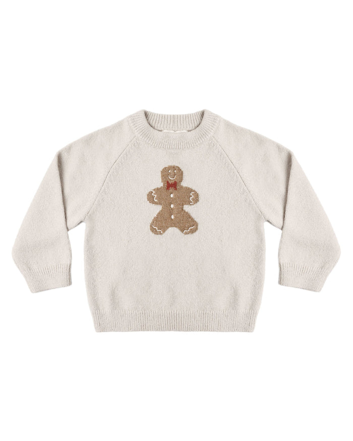 Gingerbread Man Relaxed Raglan Sweater