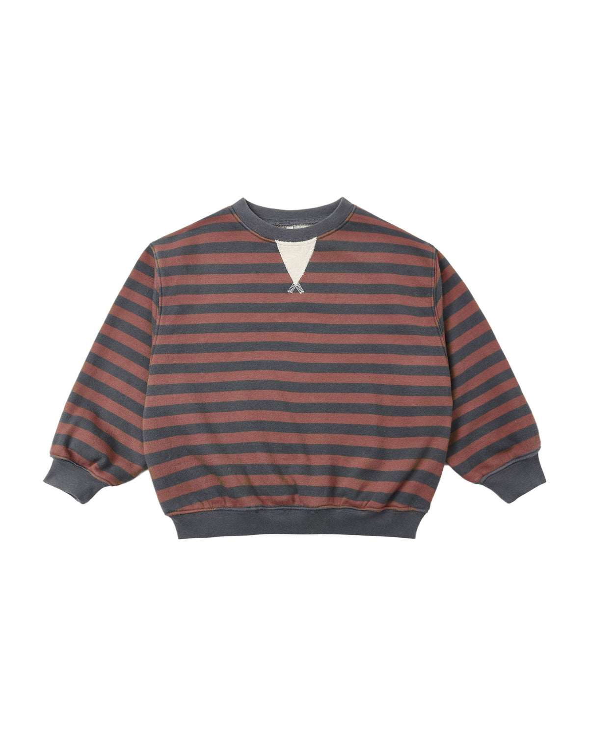 Mulberry Stripe Oversized Crew