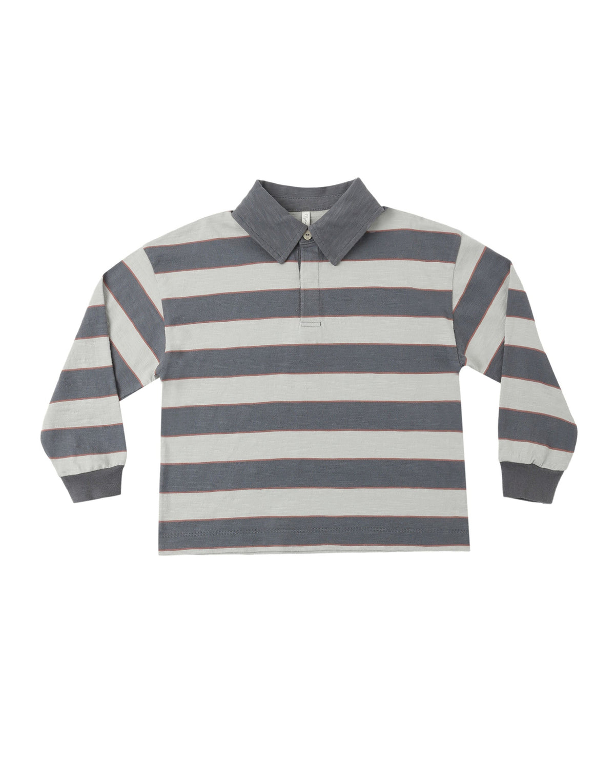 Sage Stripe Rugby Polo