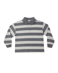 Sage Stripe Rugby Polo