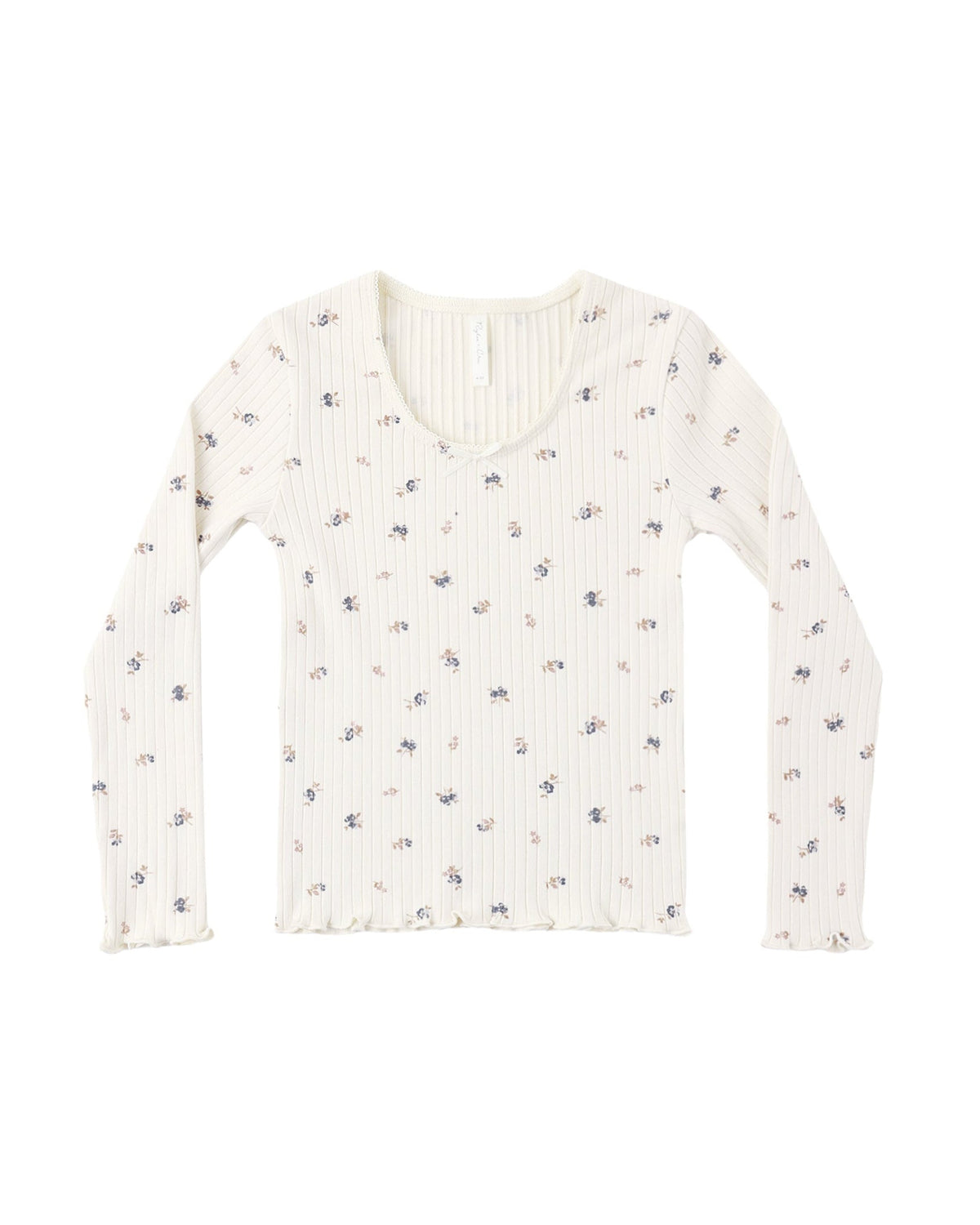 Ditsy Ribbed Long Sleeve