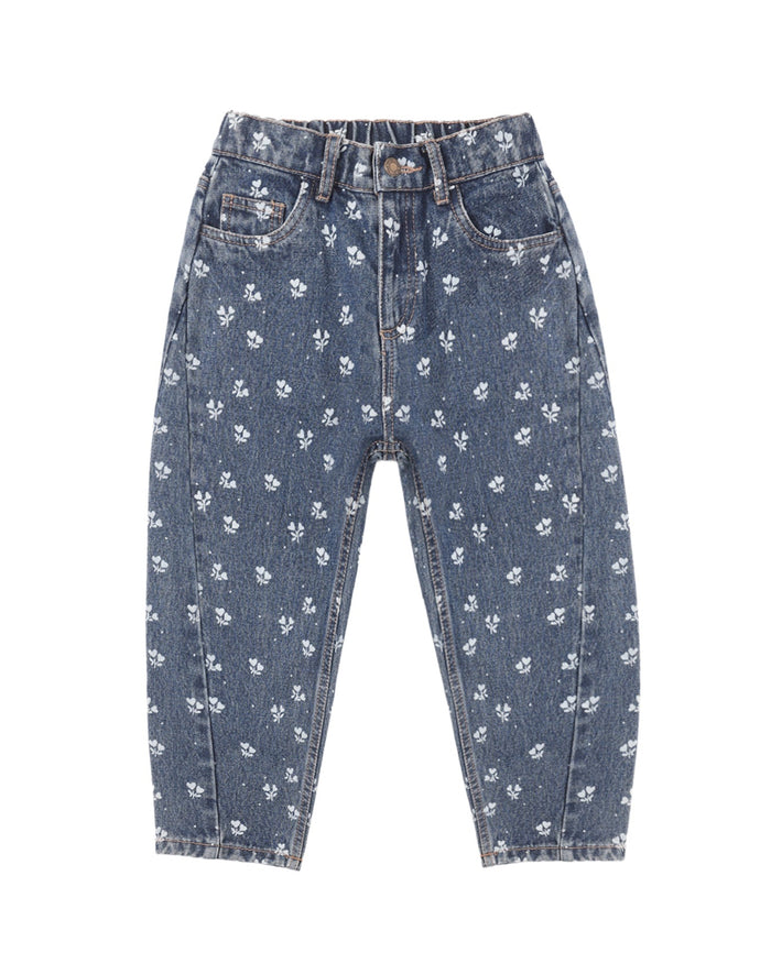 Heart Ditsy Barrel Pant