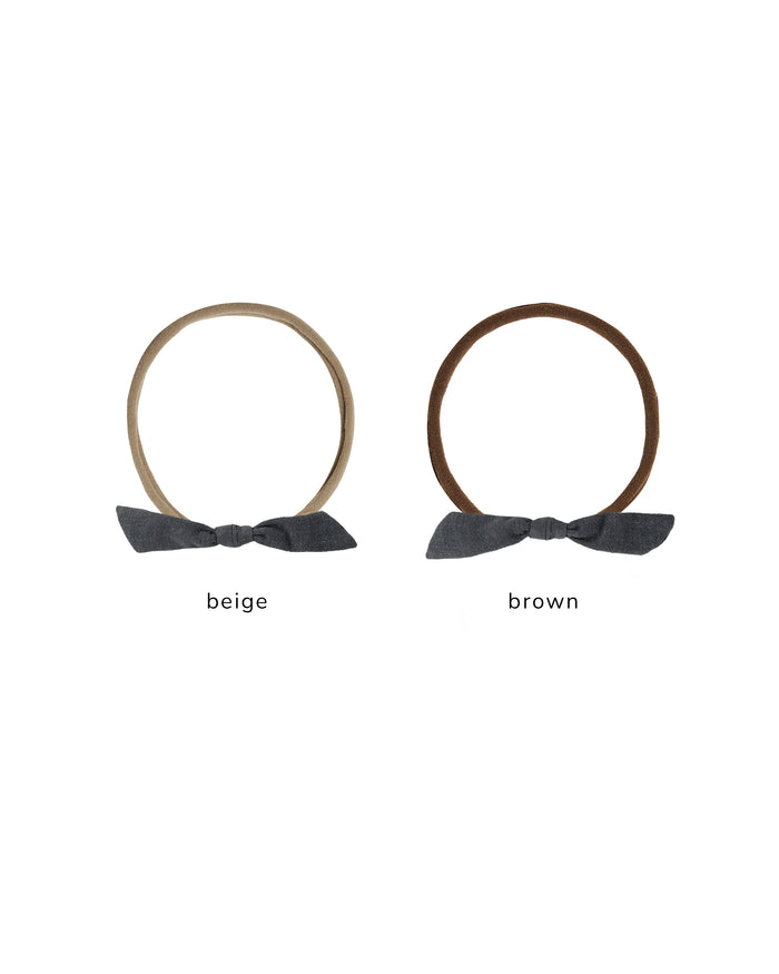Midnight Little Knot Headband