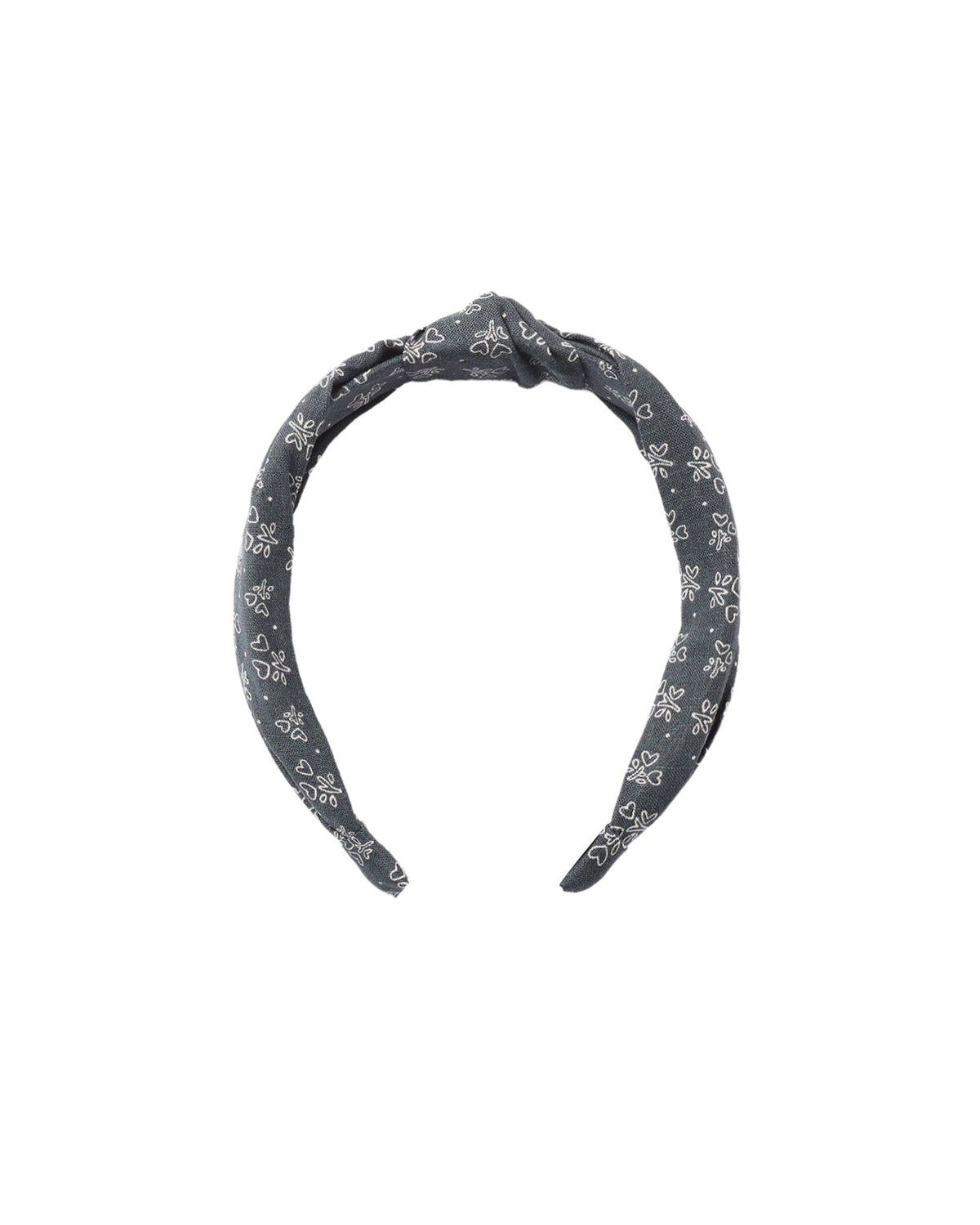 Heart Ditsy Knotted Headband