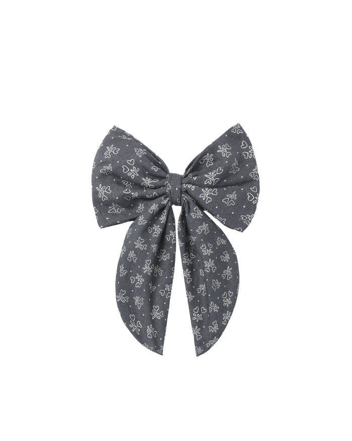 Heart Ditsy Oversized Bow