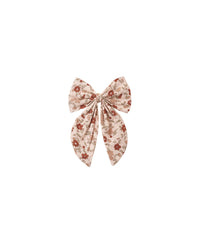 Pink Floral Oversized Bow