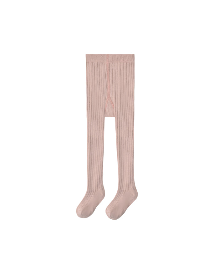 Rosewood Ribbed Tights