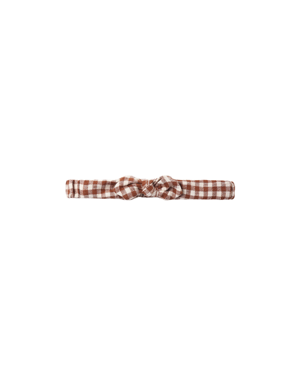 Brick Check Baby Bow Headband
