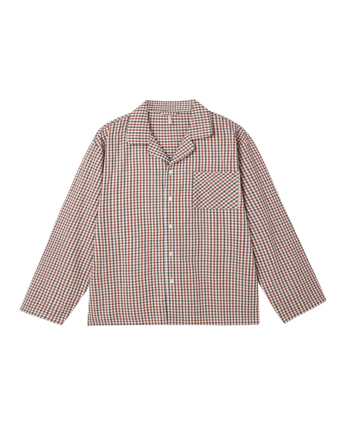 Holiday Gingham Men's Pajama Top