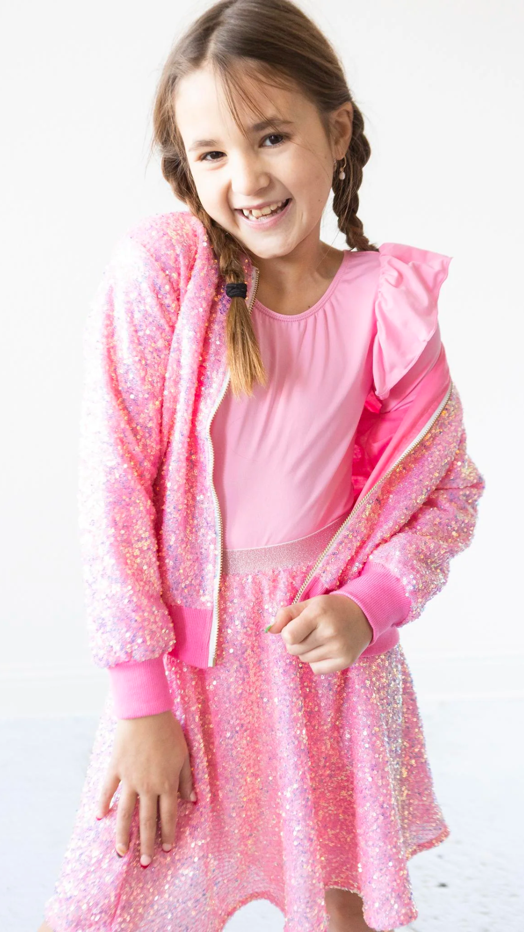 Bubblegum Sequin Jacket