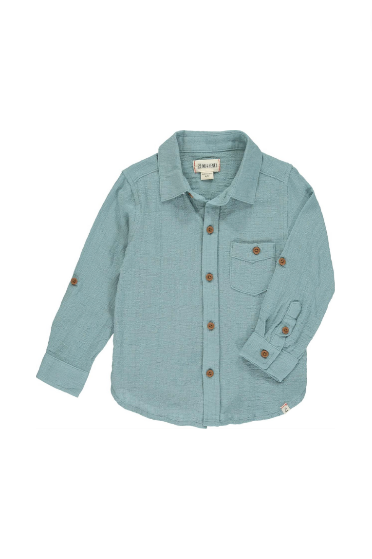 Sea Button-up Pocket Shirt