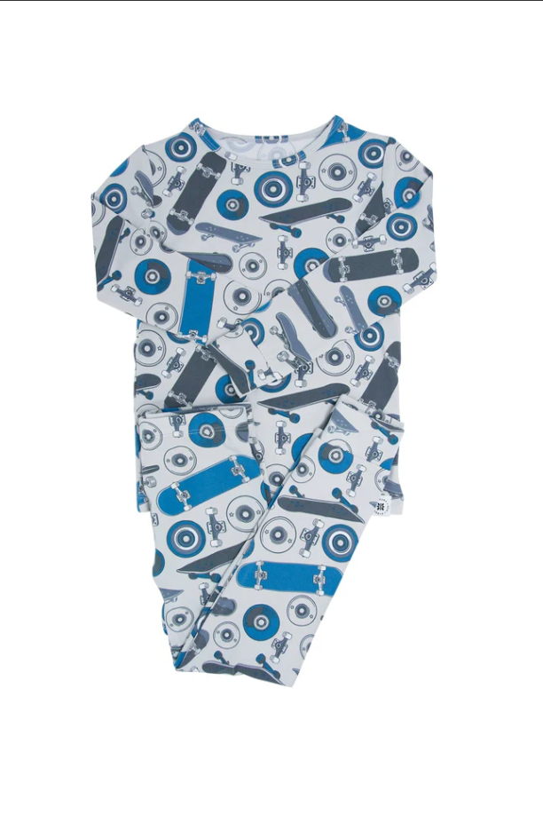 Ollie Skateboard Bamboo Pajama Set