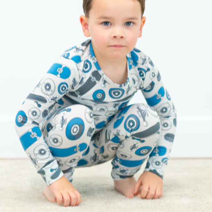 Ollie Skateboard Bamboo Pajama Set