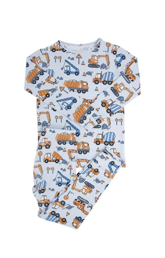 Construction Site Bamboo Pajama Set