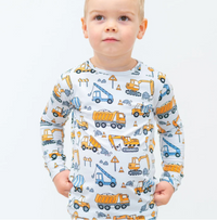 Construction Site Bamboo Pajama Set